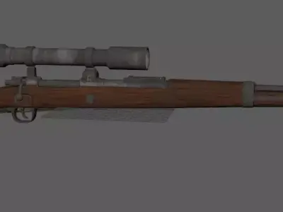 kar98kfianl  Low-poly 3D model