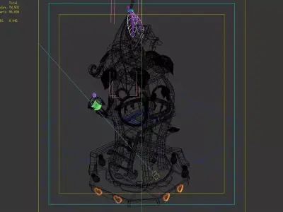 Object Design - Gang Construction Tower - Chang 3D model