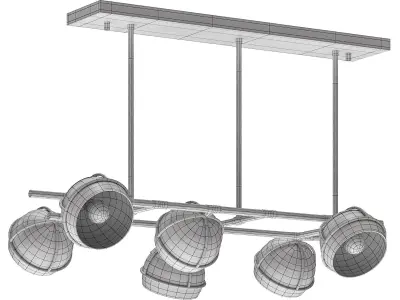 Black Widow II Suspension Lamp 3D model