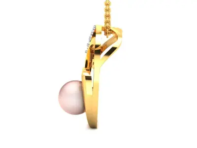 Women Pendant 3DM STL OBJ FBX Render Details 3D print model 25
