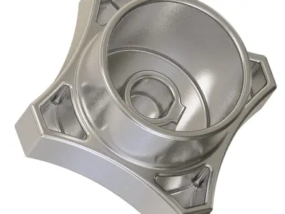 Faucet Square Knob 3D print model