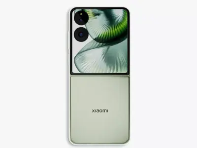 Xiaomi Mix Flip 2 Blender 3D Model with Lighting Setup 3D model