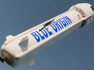 New Shepard 3D model