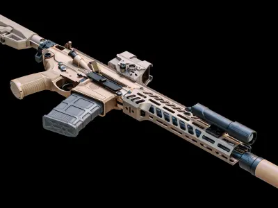  Sig Sauer MCX Spear Rifle With Collimator PBR 