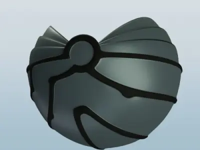 Pod of Omnitrix from Ben 10 Low-poly 3D model