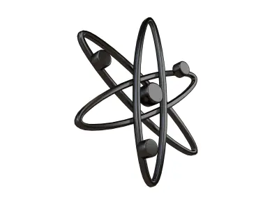 Cosmos Coin v2 008 Low-poly 3D model