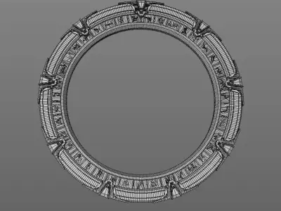Stargate Drink Coaster 3D print model