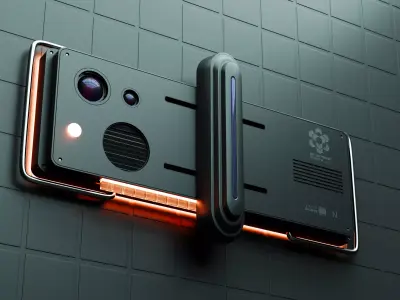 Baseline test Blade Runner 2049 concept computer 3D model