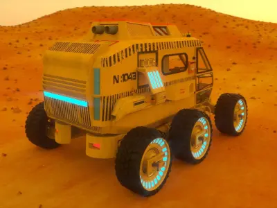Mars Vehicle 3D model