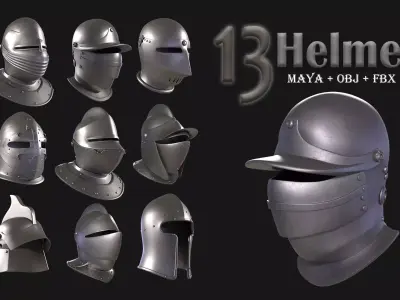 13 Helmet 3D model