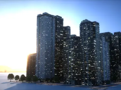 City Block Type B27 3D model