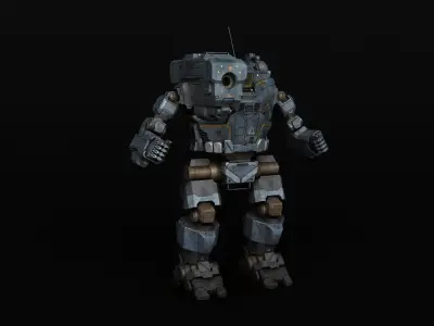 Hunchback robot 3D print model