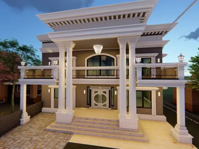 CLASSICAL VILLA lumion 8 3D model