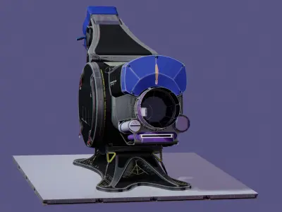 Inquisitor futuristic observation station 3D model