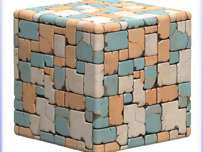 Stylized Floor Seamless Texture Texture 8