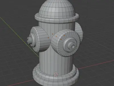 Fire Hydrant Free 3D model shop