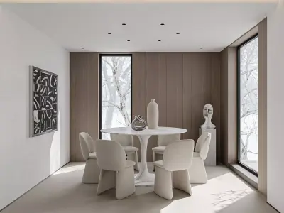  villa interior scenes 3D model purchase