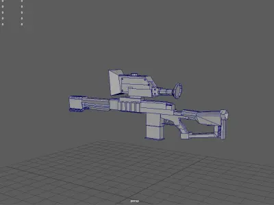 Model Sniper gun Texture
