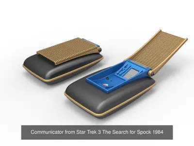 Star Trek Communicators 3D Model Pack