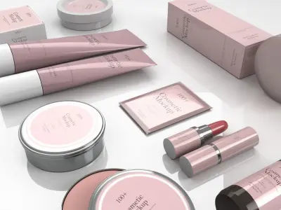 Make Up and Skincare 3D model