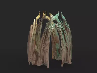 Crown of Dark Cliffs 1 3D model