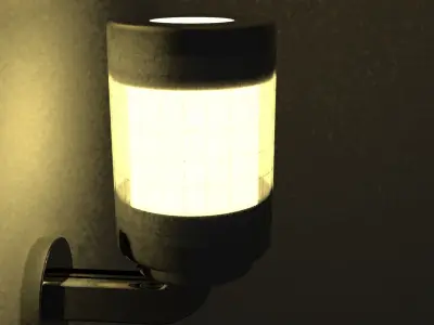 Night lamp for modern house 3D model