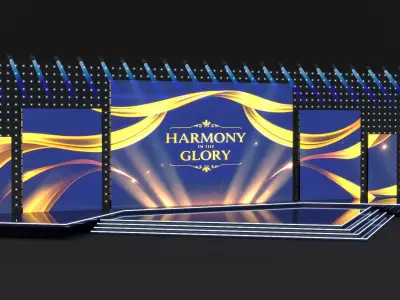 Concert Stage 12 3D model