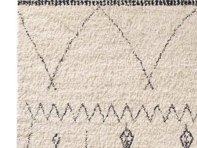 HANAA WOOL RUG 3D model