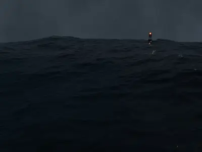 Deep Ocean Signal Red Buoy 3D model