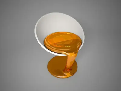 06 MELTHING CHAIR  3D model