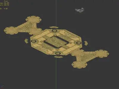 City - Floor tiles 3D model