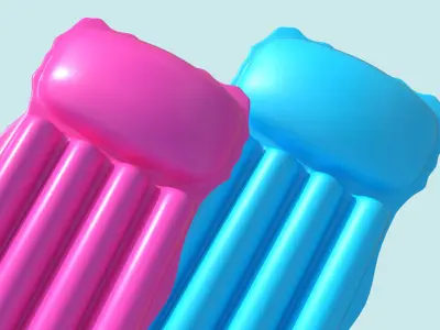 Pool float Low-poly 3D model