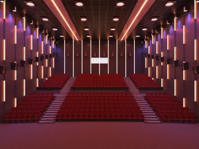 Cinema Hall  3D model