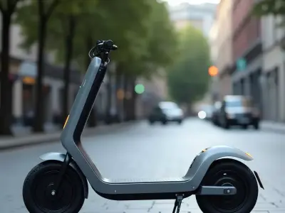 Sleek Urban E Scooter 3D model