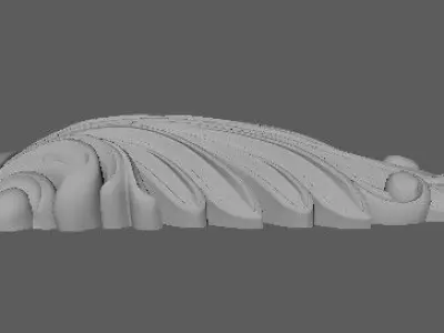 pilaster decorative corbel 3D model buy