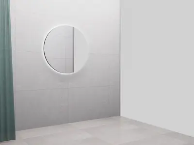 Curtain Straight Line Pack 01 3D model