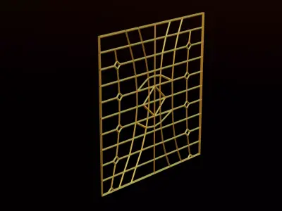 A 3D DOOR FENCE DESIGN Free 3D model