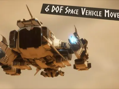 Ultimate Spaceship System - Space Shooter Template Low-poly 3D model