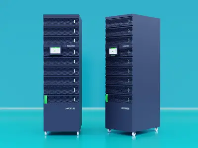 Socomec Modular Online UPS for Industrial  Data Center Use 3D model