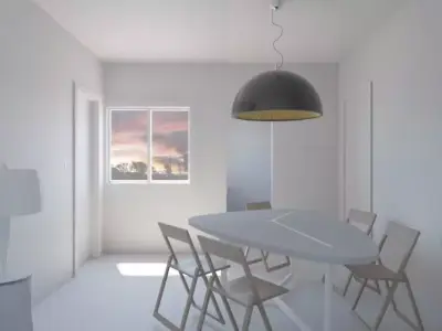 INTERIOR luz natural Low-poly 3D model