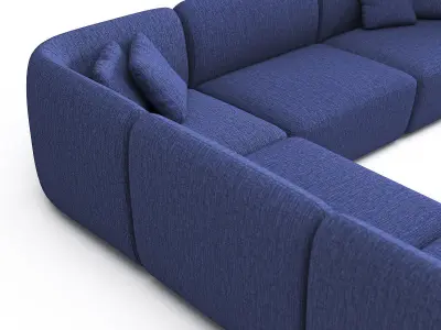Como Corner Sofa 3D model