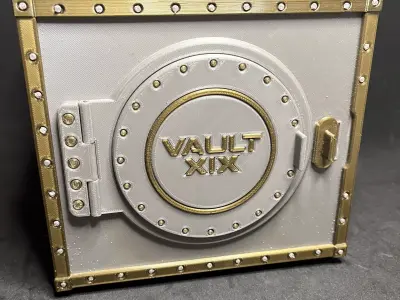 The Vault Magnetically Locked Trinket Safe 3D print model