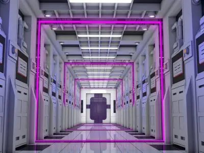 Sci Fi Interior  3D model