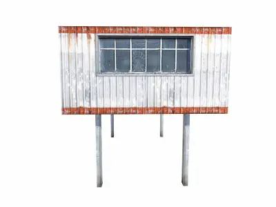 Industrial Warehouse Props Low-poly 3D model