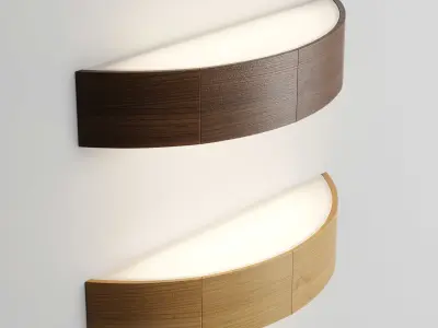 Kerio wall lamp Low-poly 3D model