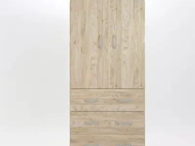 Wooden Cabinet 31 3D model