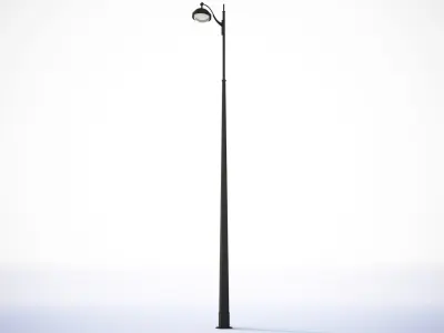 Old-time street lamp 3D model