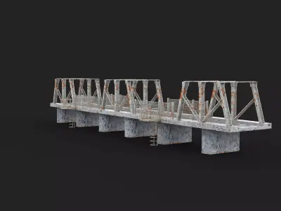 railway bridge 3D model order