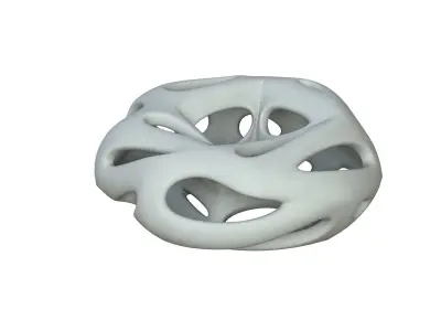 SciFi Cube Object No 65631 Low Poly Shape Low-poly 3D model