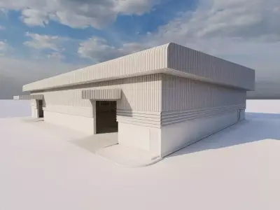 Warehouse-Warehouse Building 3D model